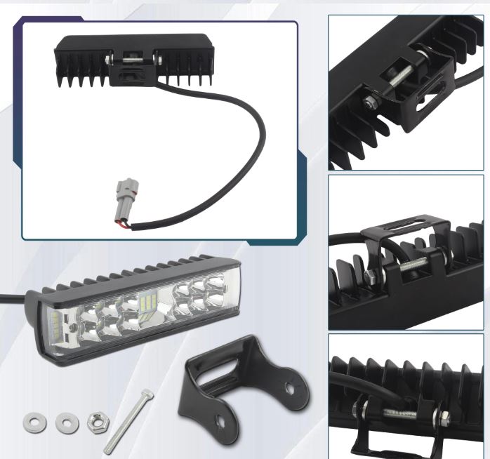 Ultra silné Přední LED světlo včetně vypínače